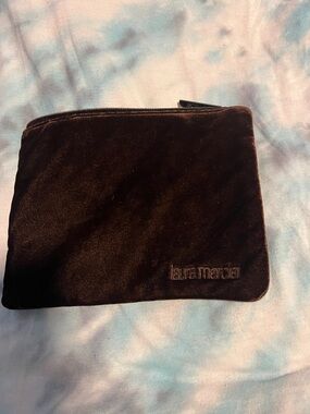 laura mercier Brown Velvet Toiletry Pouch